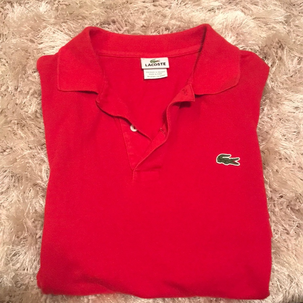 Men’s Lacoste polo size 5
